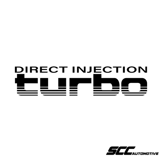 Direct Injection Turbo Decal.