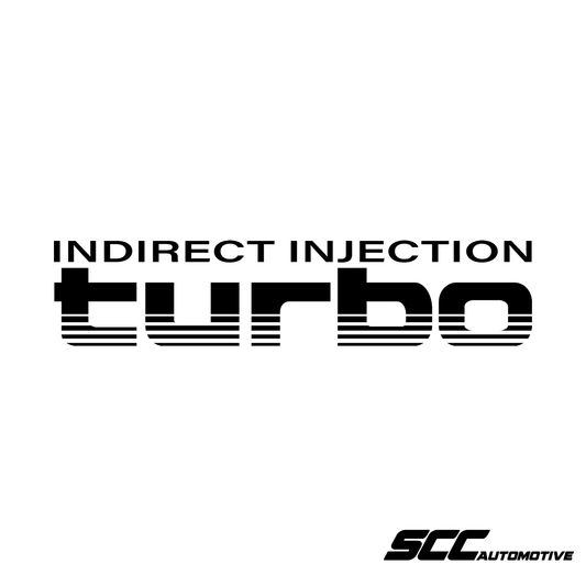Indirect Injection Turbo Decal.